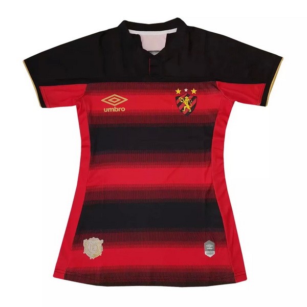 Camiseta Recife Primera Equipo Mujer 2020-21 Rojo Negro